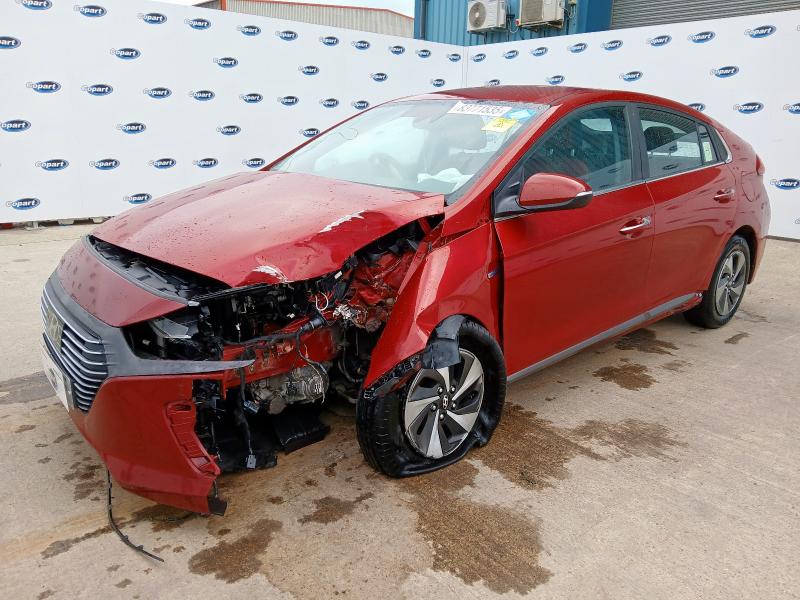 2018 HYUNDAI IONIQ 1.6 GDI HYBRID PREMIUM 5DR DCT for sale at Copart ROCHFORD