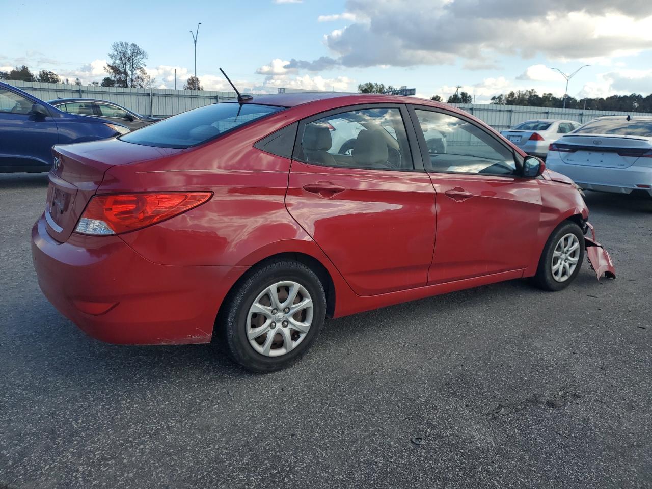 2012 Hyundai Accent Gls VIN: KMHCT4AE8CU166958 Lot: 90924575
