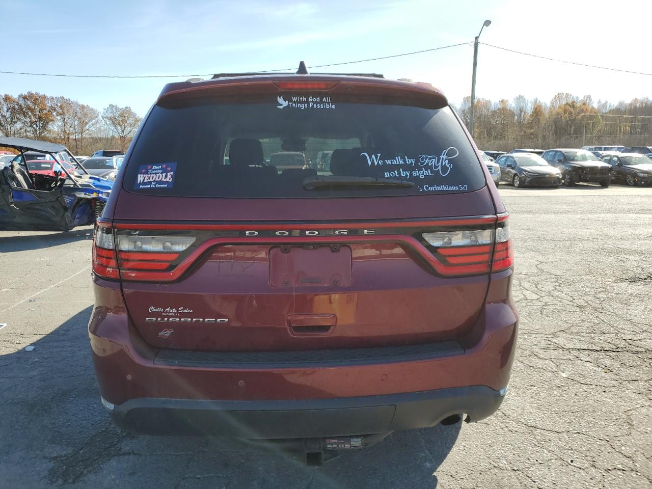 2018 Dodge Durango Sxt VIN: 1C4RDJAG9JC116388 Lot: 92186375