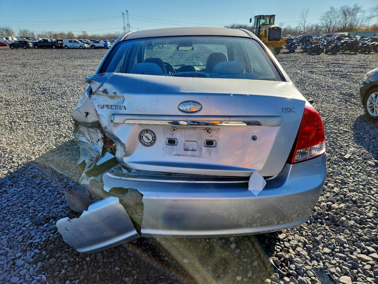 2008 Kia Spectra Ex VIN: KNAFE121885534673 Lot: 93637805