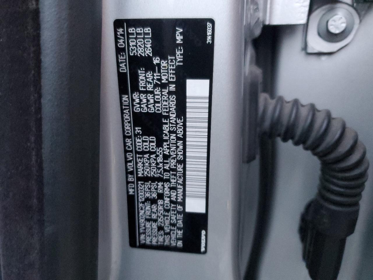 2015 Volvo Xc70 T6 Premier+ VIN: YV4902NC2F1200321 Lot: 91690565