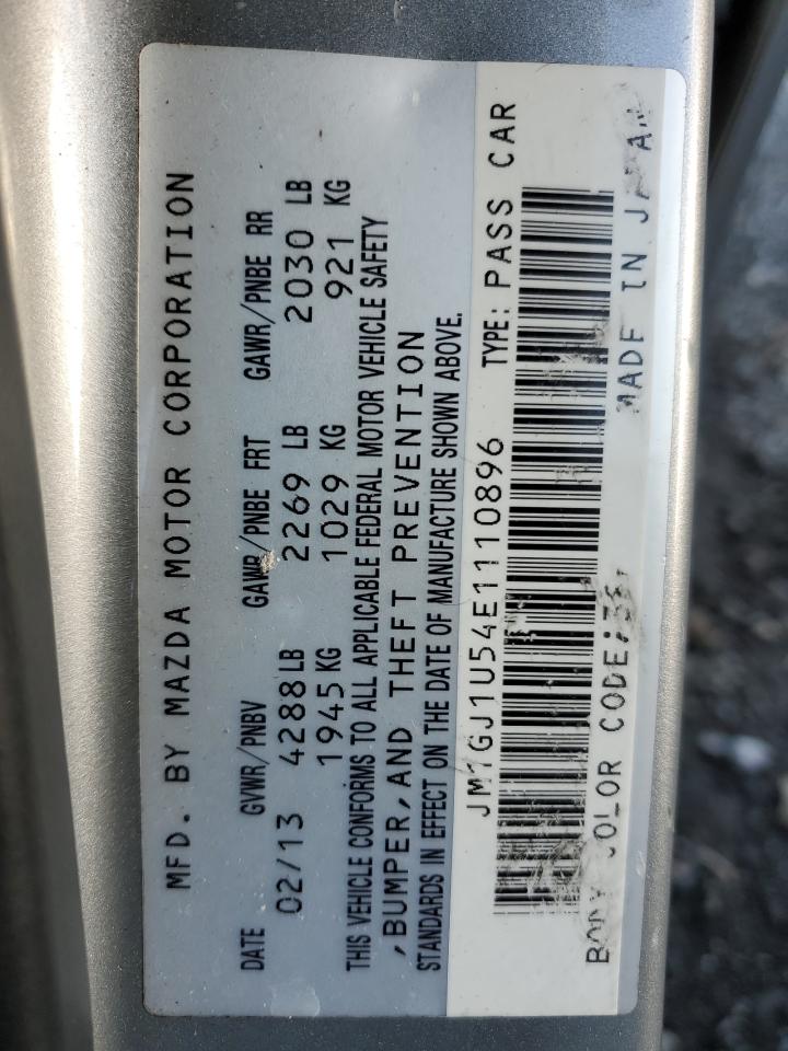 2014 Mazda 6 Sport VIN: JM1GJ1U54E1110896 Lot: 92041115