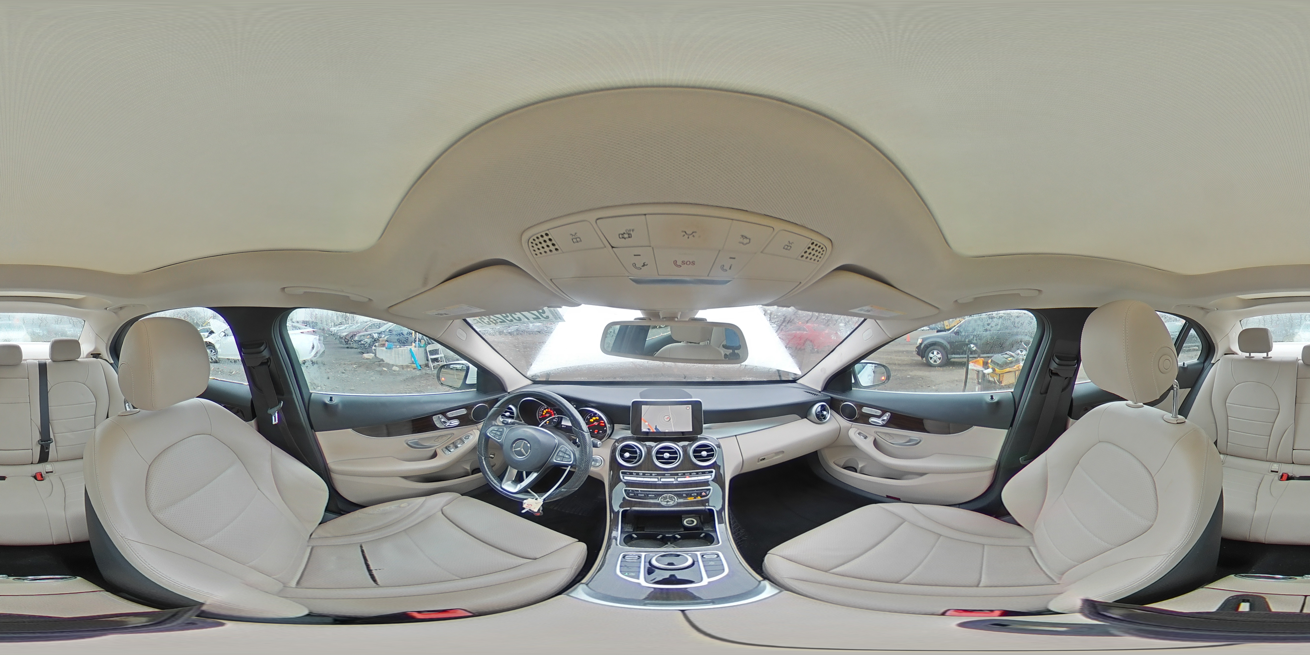 2017 Mercedes-Benz C 300 4Matic VIN: 55SWF4KB0HU215677 Lot: 92759285