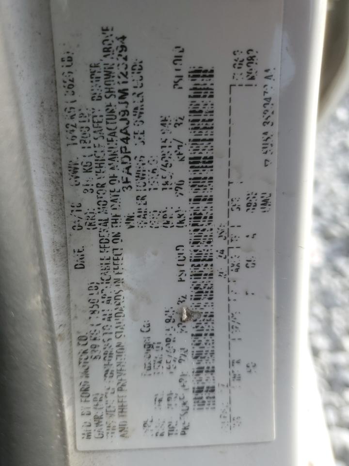 2018 Ford Fiesta S VIN: 3FADP4AJ9JM123294 Lot: 92465685