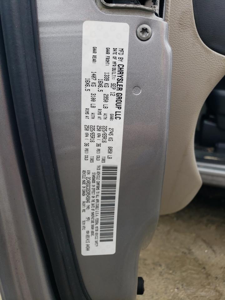 2013 Dodge Grand Caravan Sxt VIN: 2C4RDGCG5DR545846 Lot: 90972345