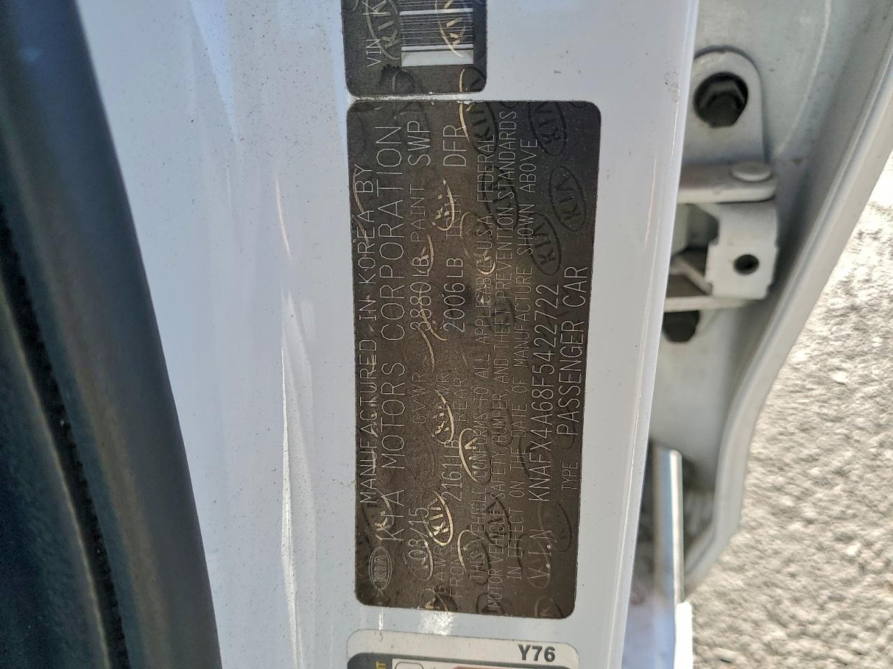 2015 Kia Forte Lx VIN: KNAFX4A68F5422722 Lot: 94476855