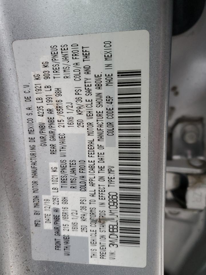 2020 Mazda Cx-30 VIN: 3MVDMBBL0LM109860 Lot: 90850575