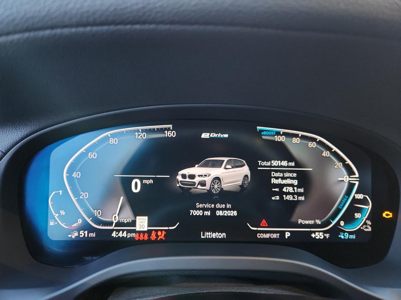 2021 BMW X3 xDrive30E VIN: 5UXTS1C05M9E16251 Lot: 91878855