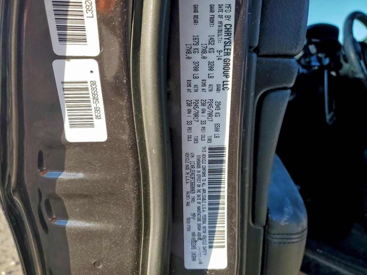 2015 Jeep Grand Cherokee Laredo VIN: 1C4RJEAG3FC668069 Lot: 94645095