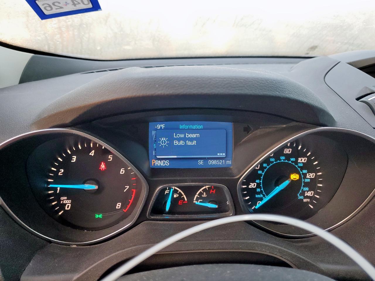 2015 Ford Escape S VIN: 1FMCU0F7XFUB80462 Lot: 90706555