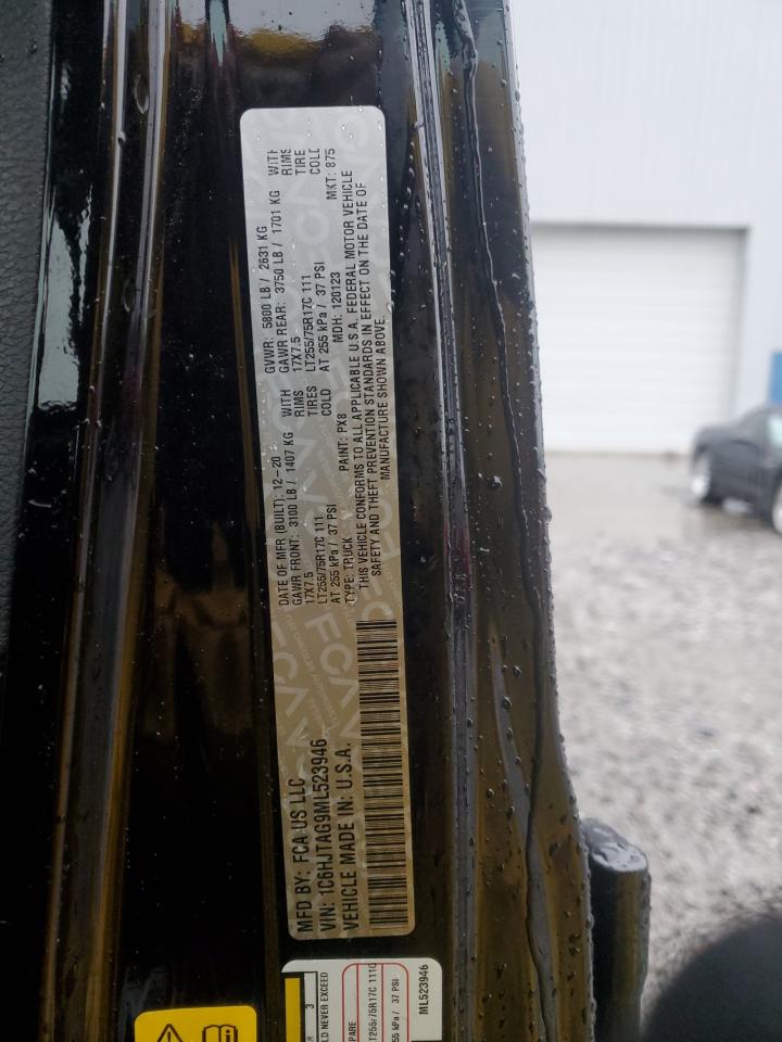 2021 Jeep Gladiator Sport VIN: 1C6HJTAG9ML523946 Lot: 93148805