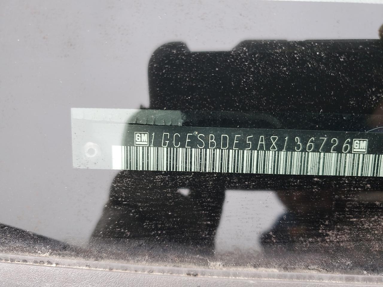 2010 Chevrolet Colorado VIN: 1GCESBDE5A8136726 Lot: 91477945