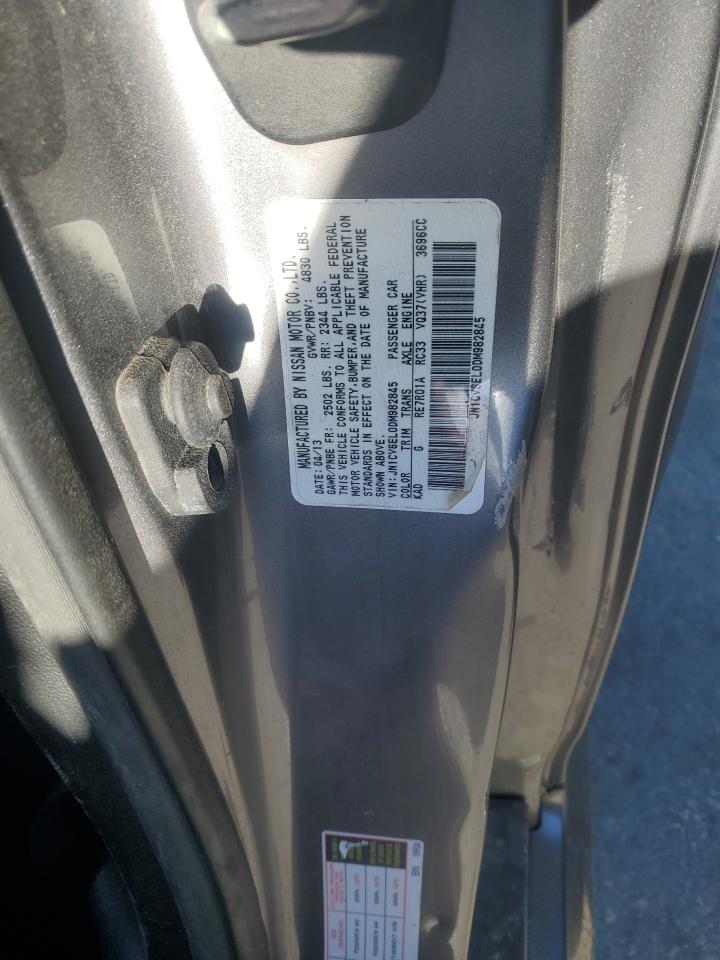 2013 Infiniti G37 VIN: JN1CV6EL0DM982845 Lot: 91496055