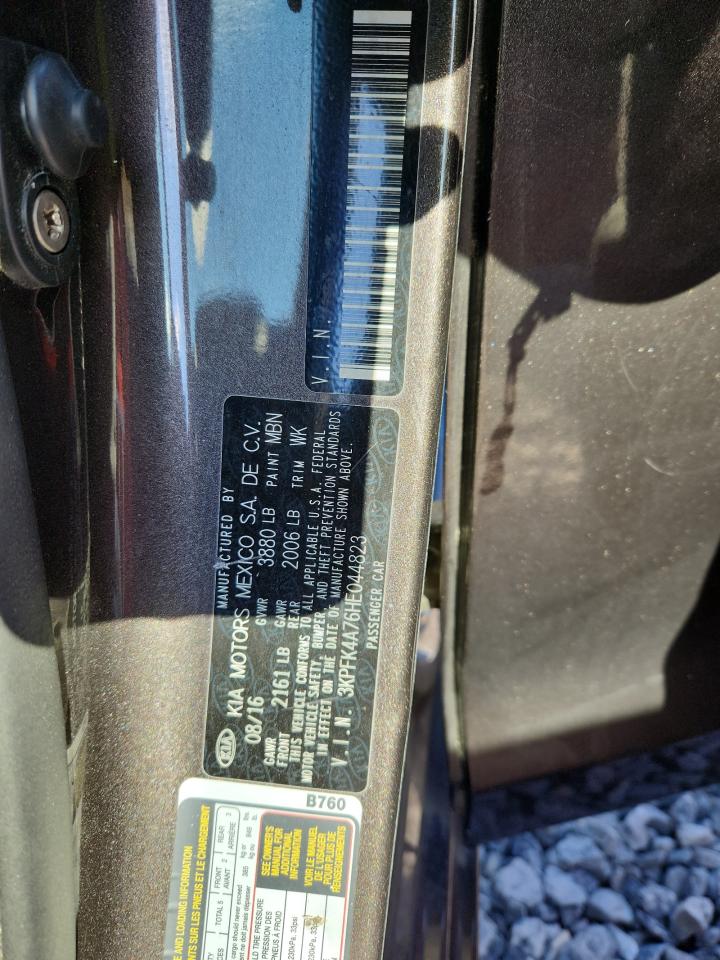 2017 Kia Forte Lx VIN: 3KPFK4A76HE044823 Lot: 92096915