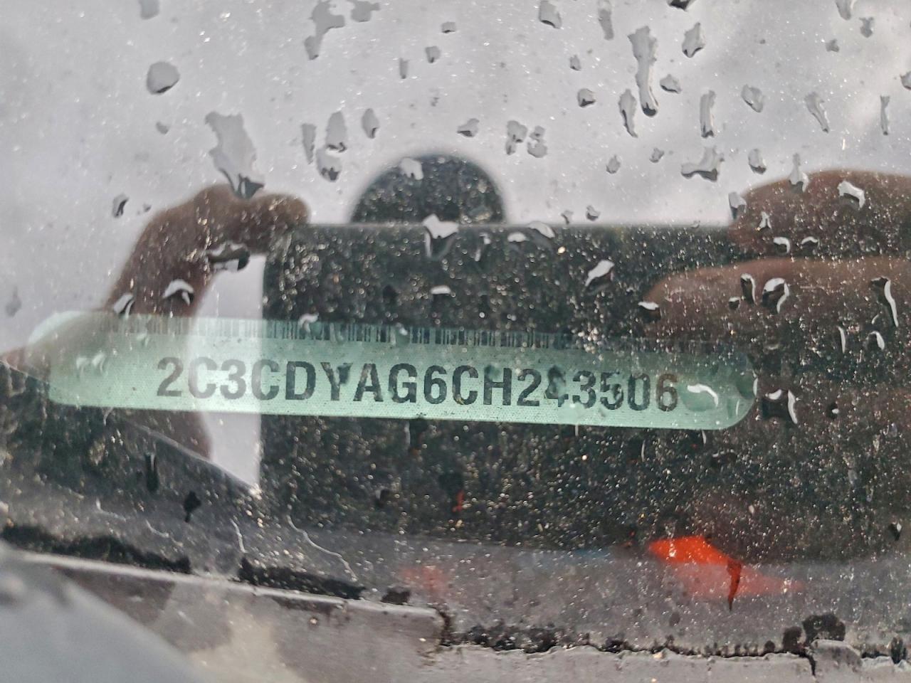 2012 Dodge Challenger Sxt VIN: 2C3CDYAG6CH243506 Lot: 93709455