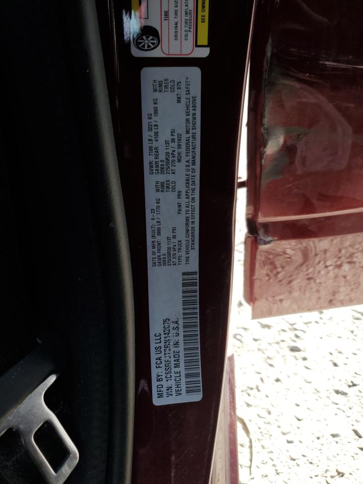 2024 Ram 1500 Laramie VIN: 1C6SRFJT2RN142075 Lot: 93865755