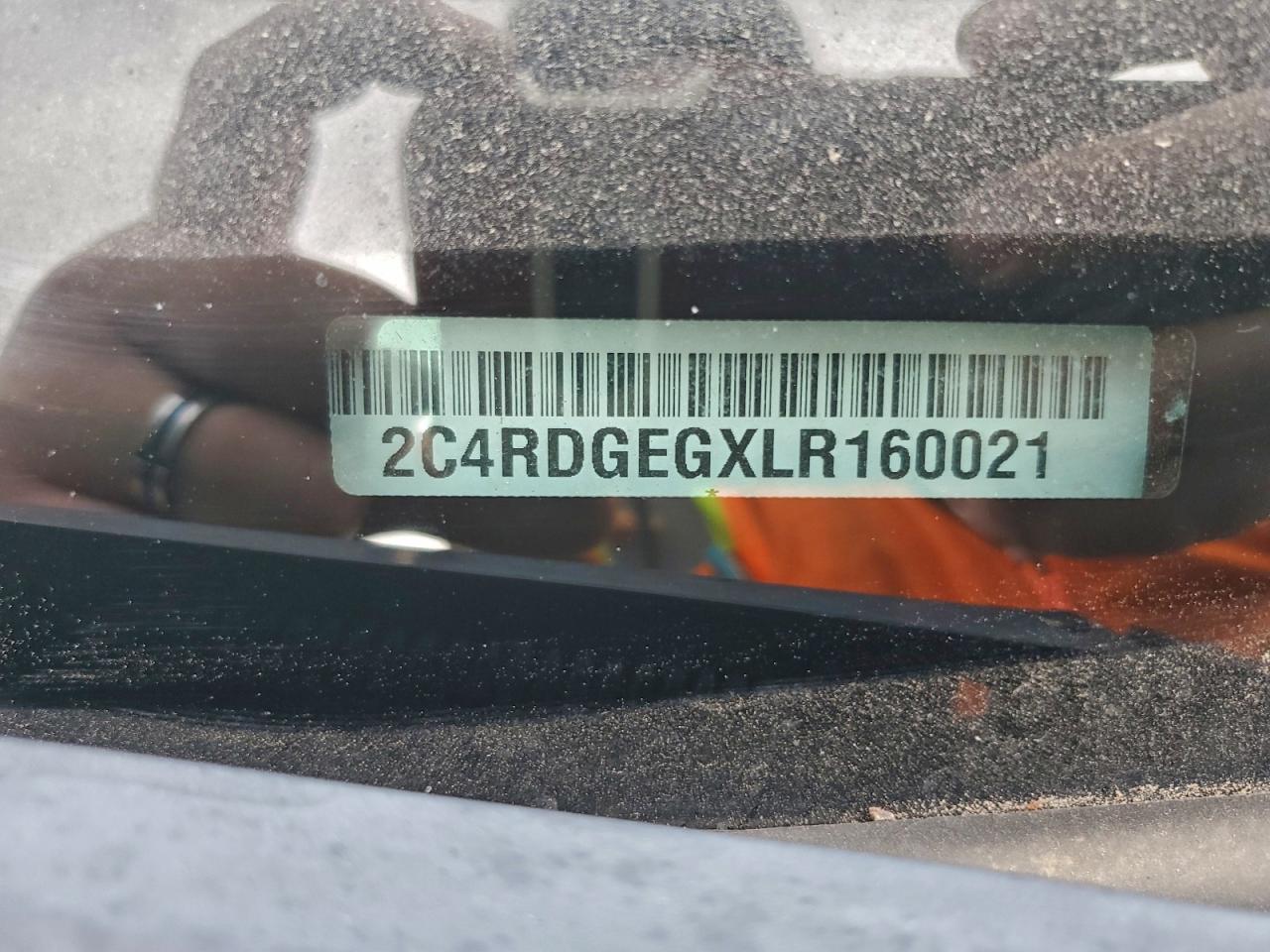 2020 Dodge Grand Caravan Gt VIN: 2C4RDGEGXLR160021 Lot: 93468065