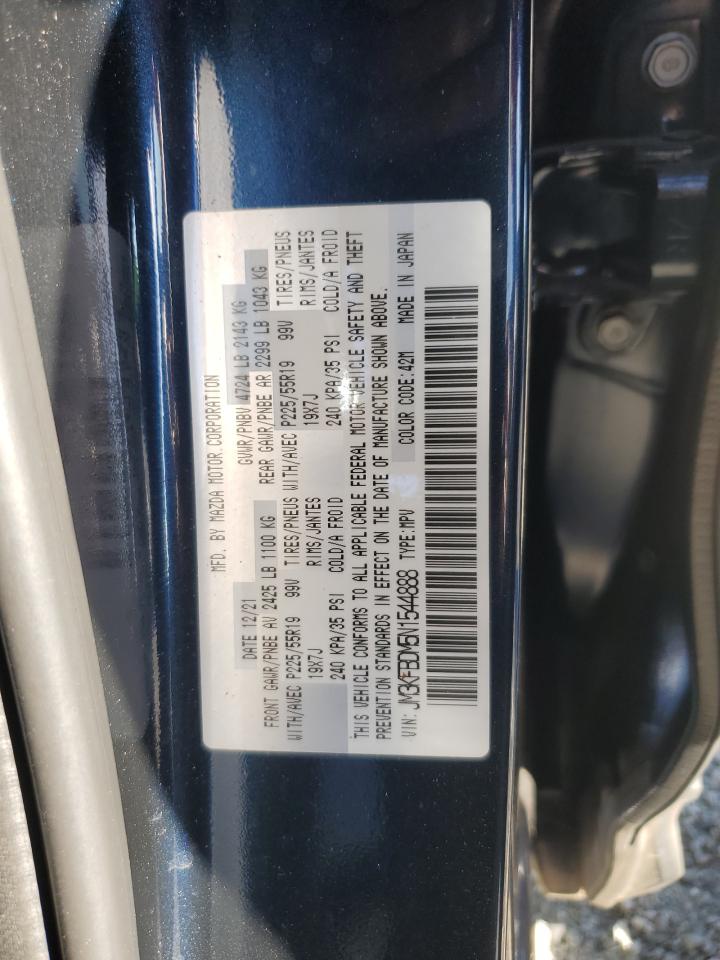 2022 Mazda Cx-5 Premium VIN: JM3KFBDM5N1544888 Lot: 93130725