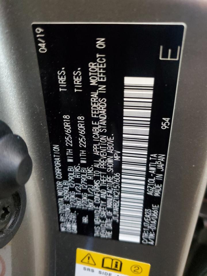 2019 Lexus Nx 300 Base VIN: JTJYARBZ1K2157606 Lot: 93654795