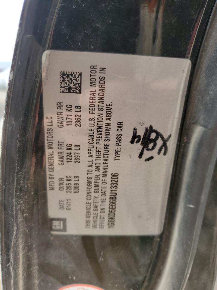 2011 Cadillac Dts Luxury Collection VIN: 1G6KD5E66BU133206 Lot: 90065755