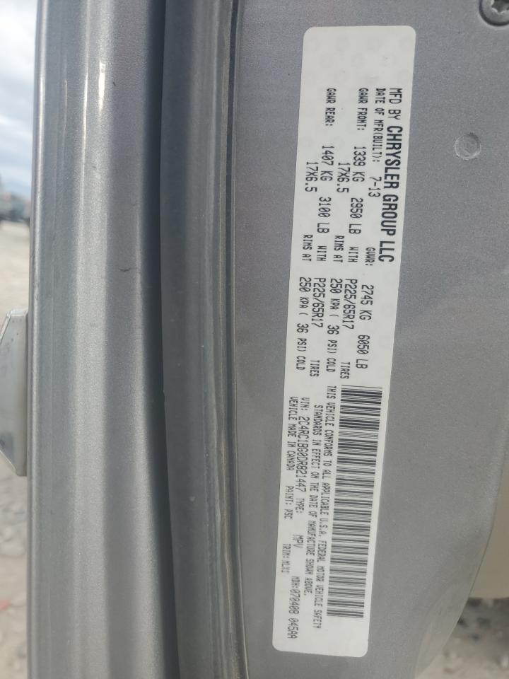 2013 Chrysler Town & Country Touring VIN: 2C4RC1BG0DR821447 Lot: 94983645