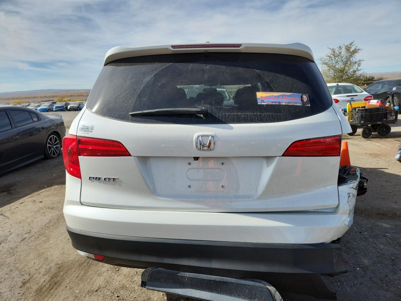 2017 Honda Pilot Ex VIN: 5FNYF5H35HB019718 Lot: 92255645