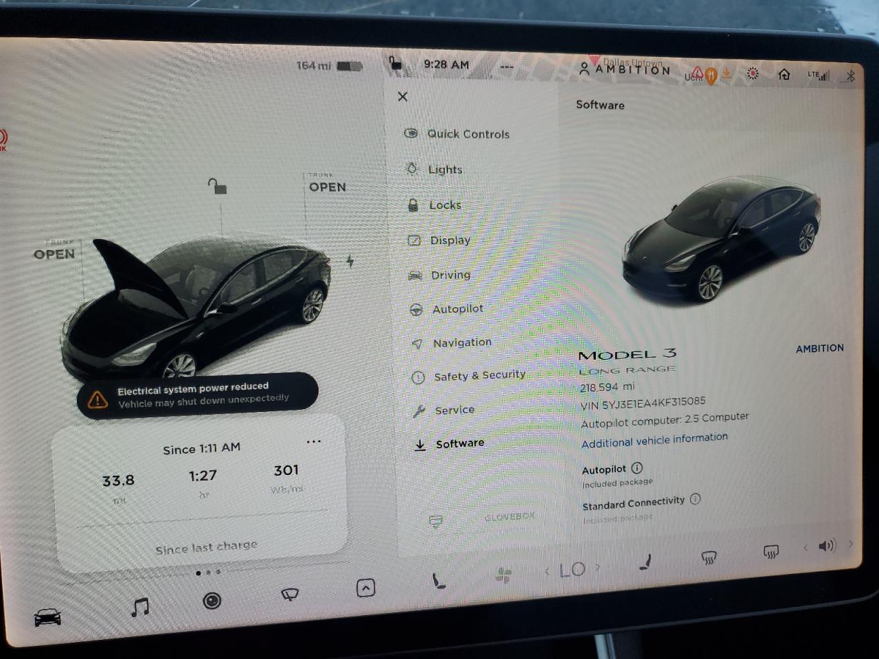 2019 Tesla Model 3 VIN: 5YJ3E1EA4KF315085 Lot: 93146065