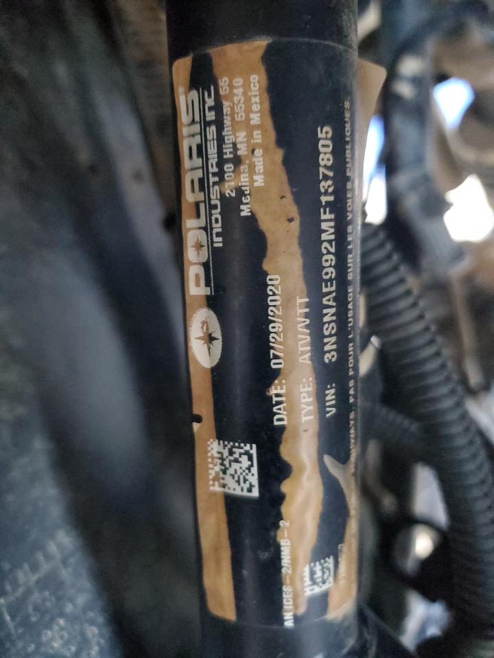 2021 Polaris Rzr Xp 1000 VIN: 3NSNAE992MF137805 Lot: 92369475