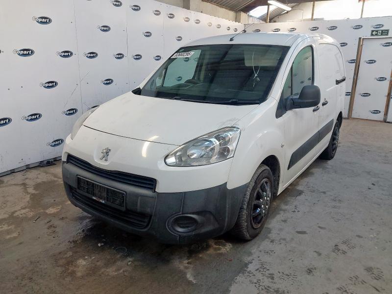 2013 PEUGEOT PARTNER 850 S 1.6 HDI 92 VAN for sale at Copart BELFAST