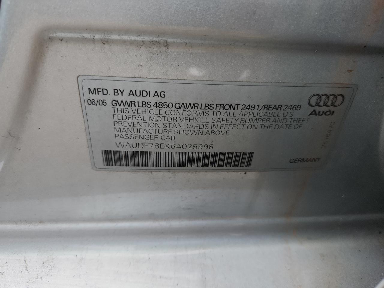 Фото: WAUDF78EX6A025996