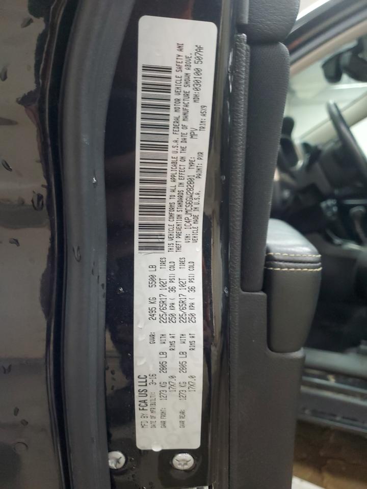 2016 Jeep Cherokee Latitude VIN: 1C4PJMCS6GW282801 Lot: 90937765