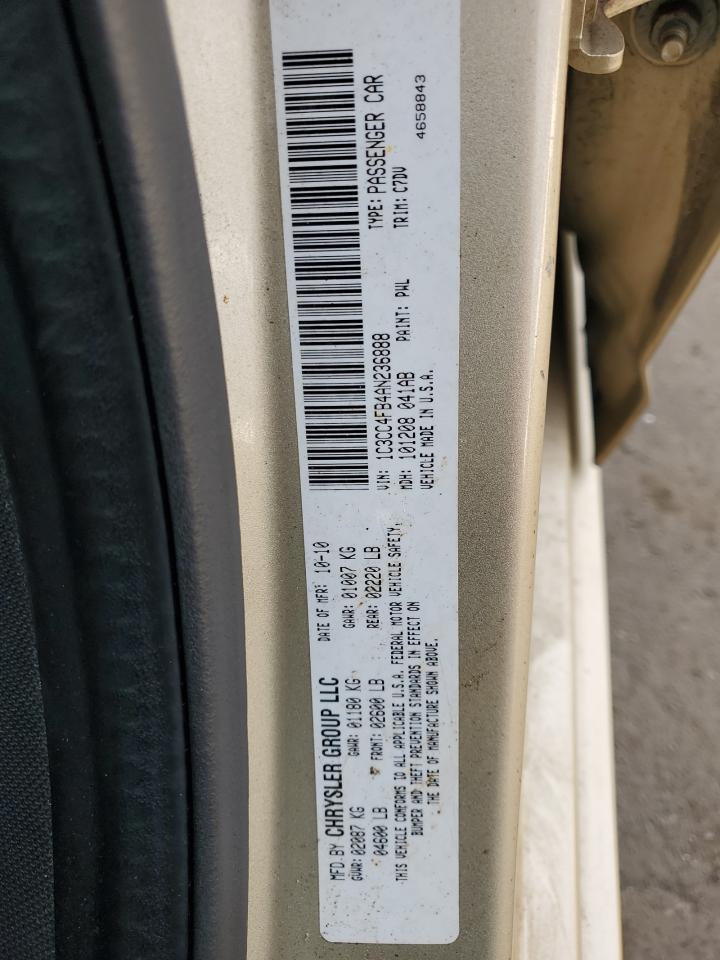 2010 Chrysler Sebring Touring VIN: 1C3CC4FB4AN236888 Lot: 93055455