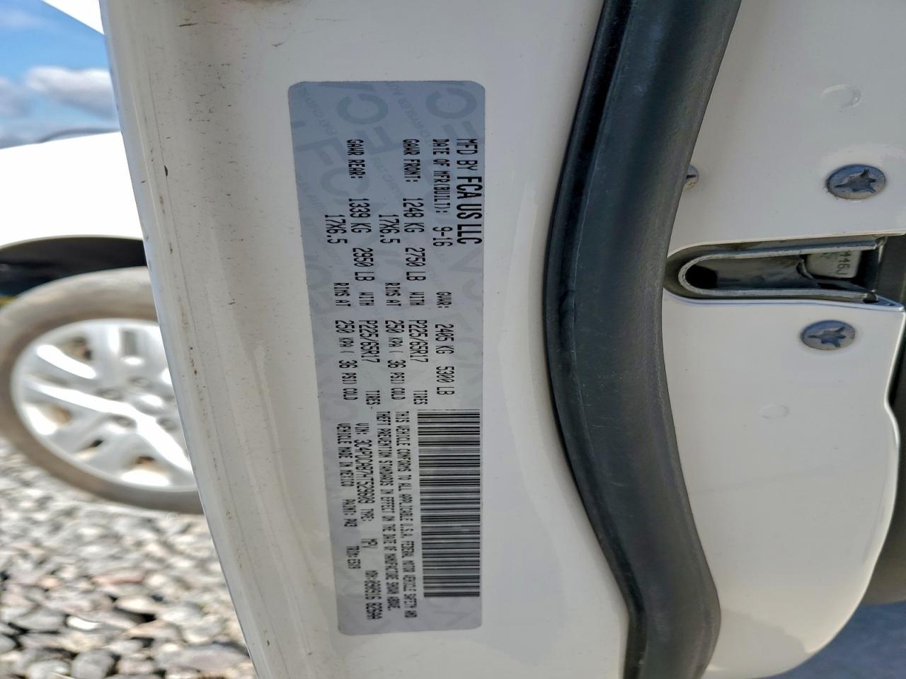 2017 Dodge Journey Se VIN: 3C4PDCAB7HT529609 Lot: 94689795