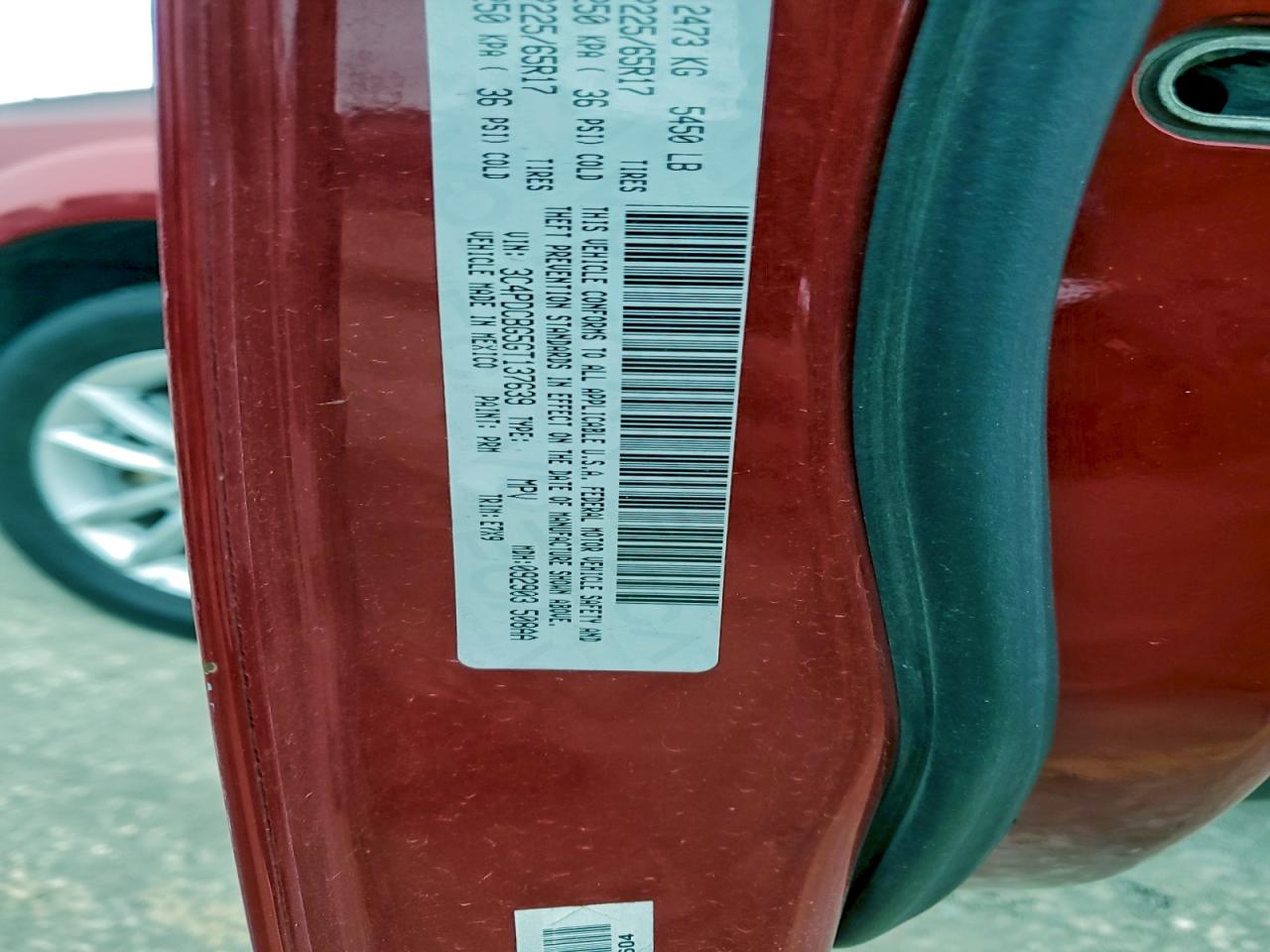 2016 Dodge Journey Sxt VIN: 3C4PDCBG5GT137639 Lot: 94185305