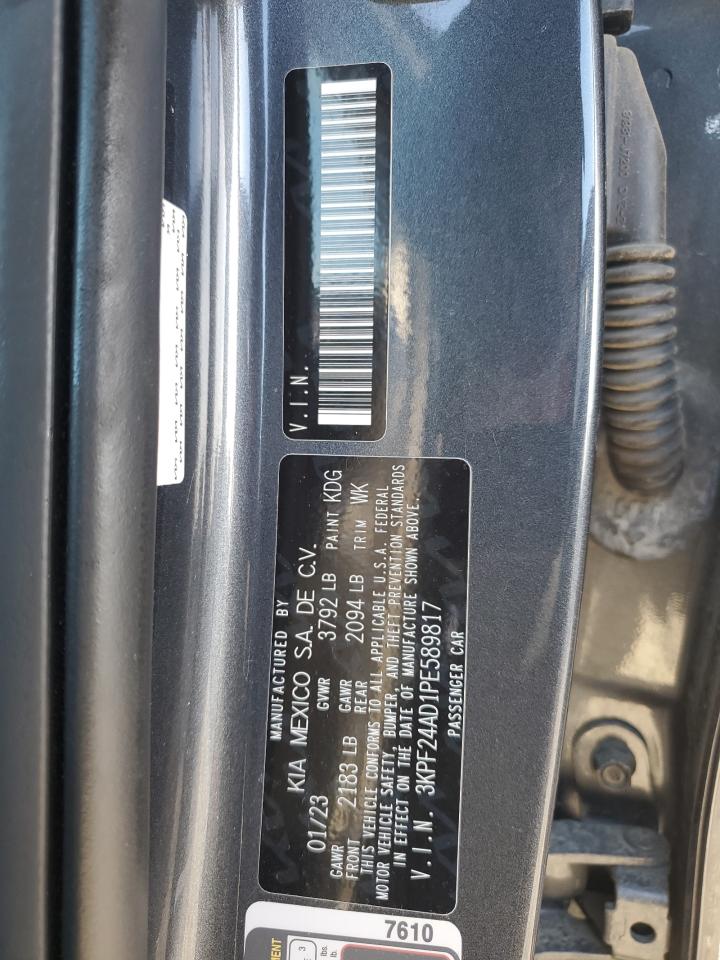 2023 Kia Forte Lx VIN: 3KPF24AD1PE589817 Lot: 51335225