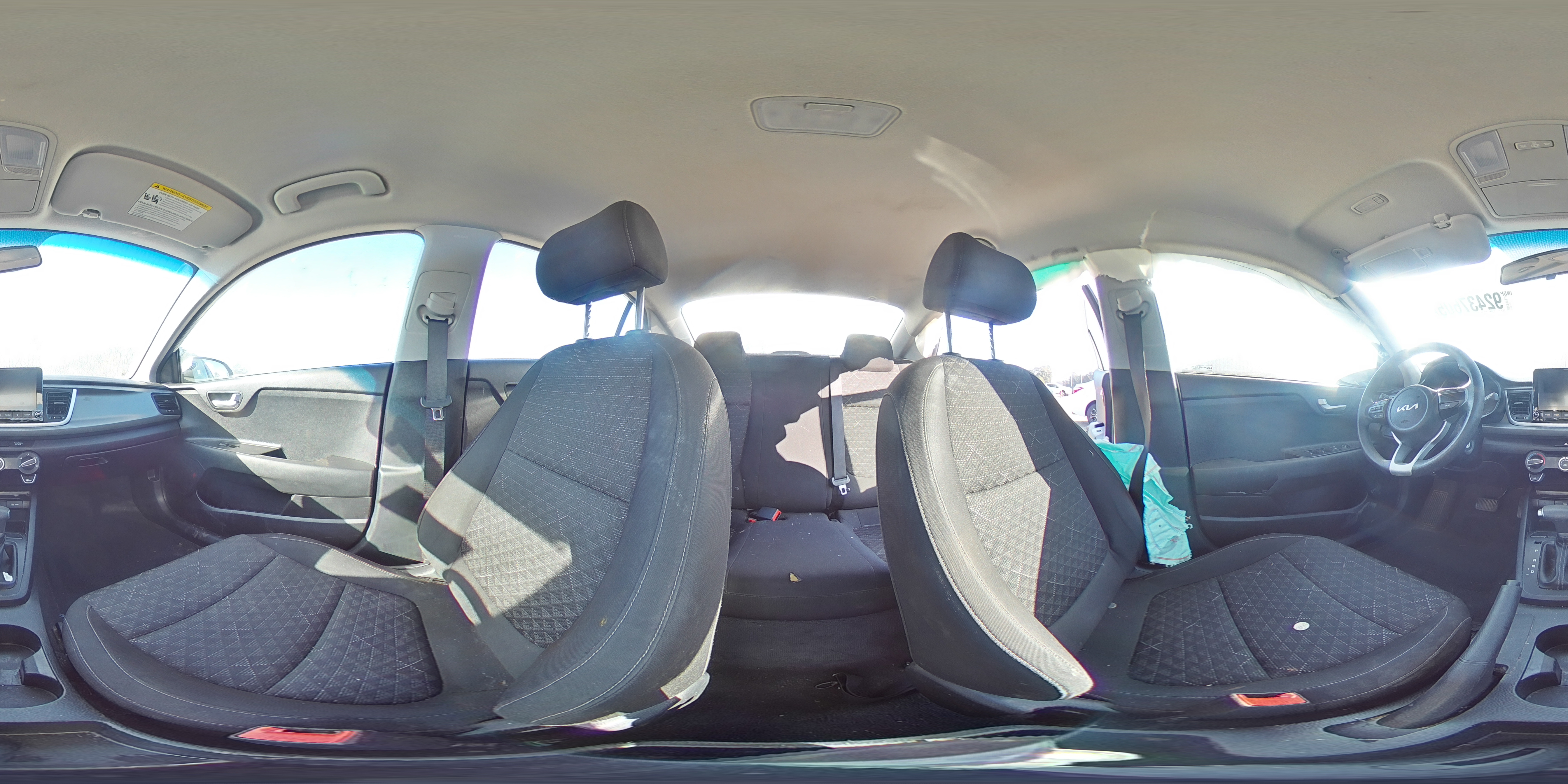 2022 Kia Rio Lx VIN: 3KPA24AD1NE445255 Lot: 92437605