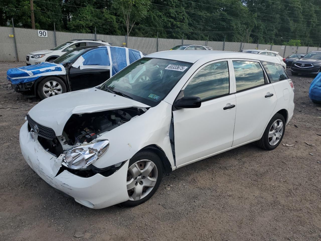 2006 Toyota Corolla Matrix Xr white hatchback gas 2T1KR32E16C620301 photo #1