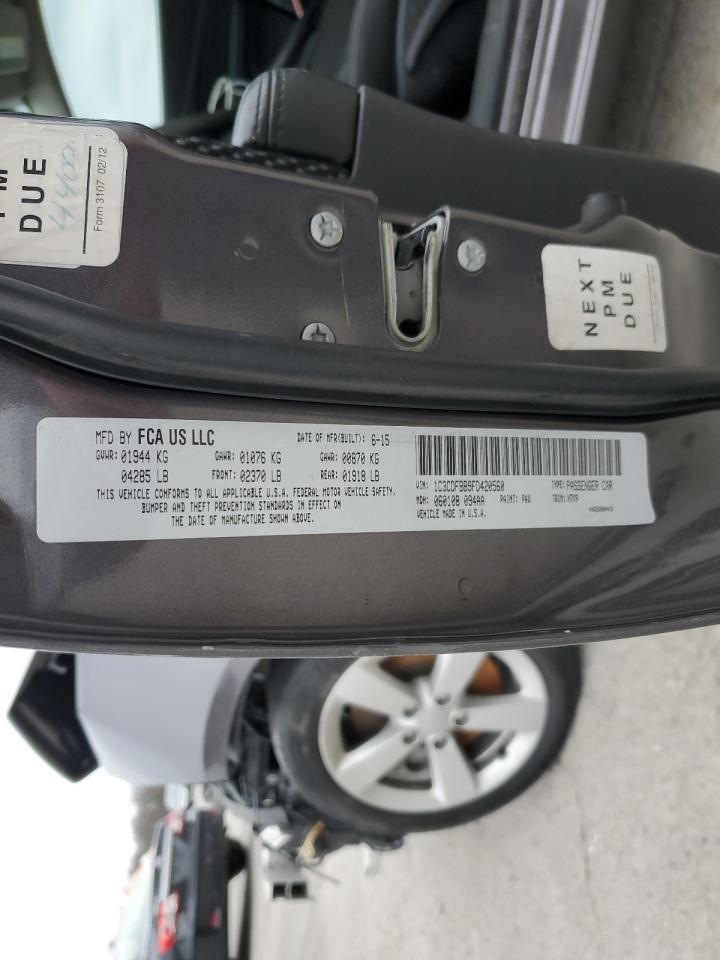 2015 Dodge Dart Sxt VIN: 1C3CDFBB9FD420560 Lot: 92377205