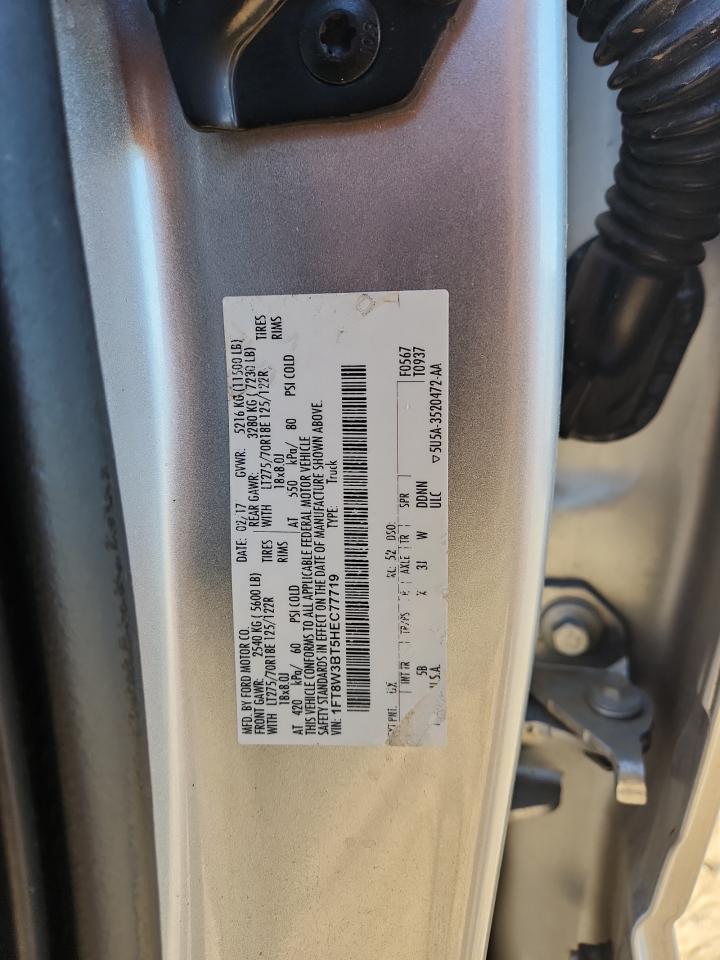 2017 Ford F350 Super Duty VIN: 1FT8W3BT5HEC77719 Lot: 91101855