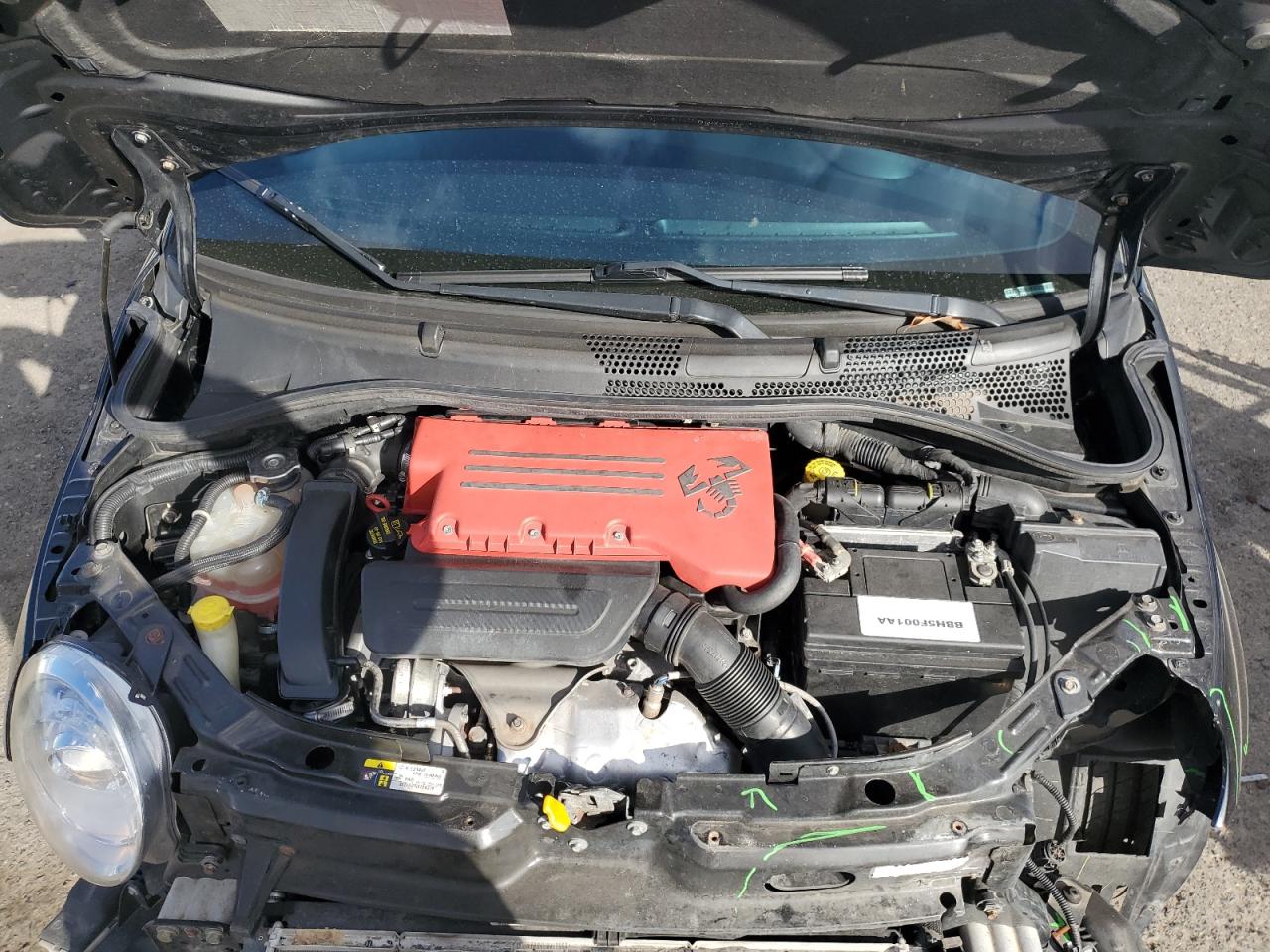 2017 Fiat 500 Abarth VIN: 3C3CFFFH1HT598484 Lot: 91297075