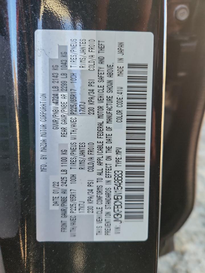 2022 Mazda Cx-5 Preferred VIN: JM3KFBCM5N1548683 Lot: 92875775