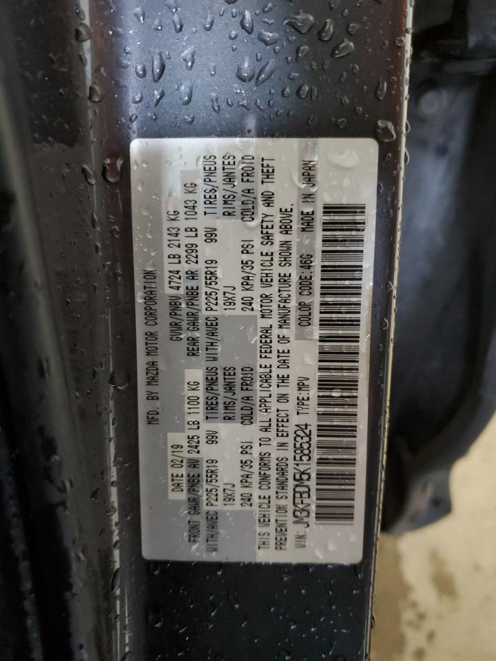 2019 Mazda Cx-5 Grand Touring VIN: JM3KFBDM5K1585324 Lot: 91423465