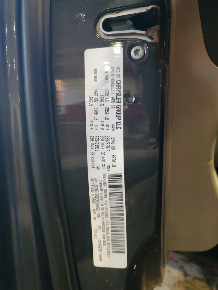 2012 Chrysler Town & Country Touring VIN: 2C4RC1BG8CR338092 Lot: 90577035