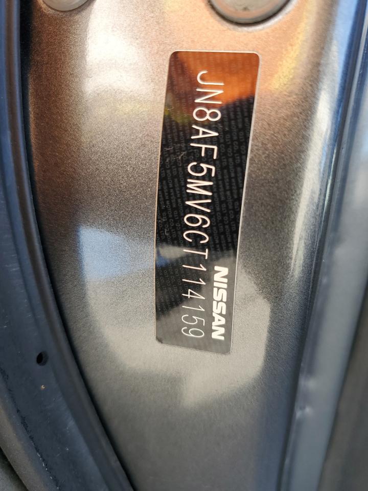 2012 Nissan Juke S VIN: JN8AF5MV6CT114159 Lot: 91483635