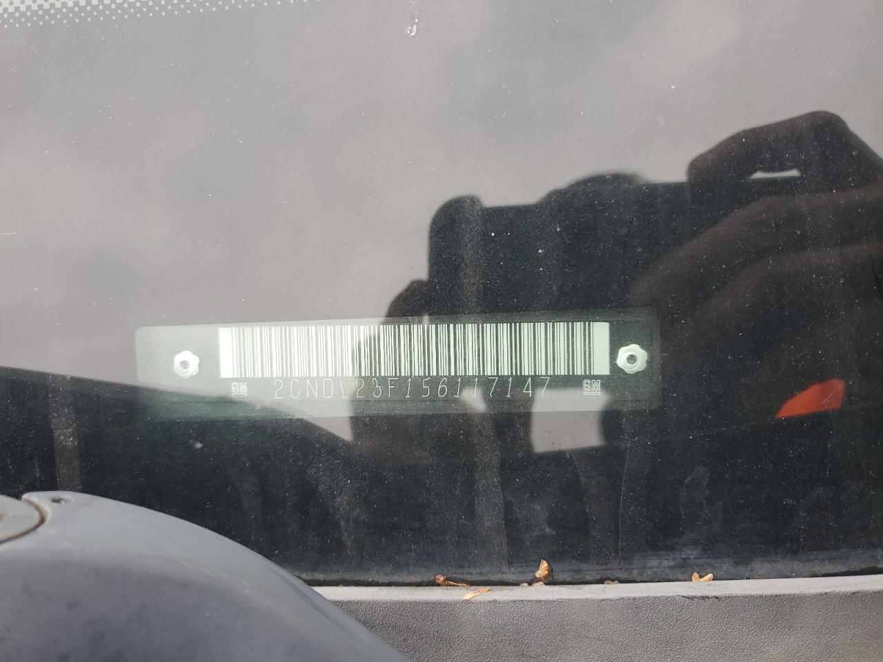 2005 Chevrolet Equinox Ls VIN: 2CNDL23F156117147 Lot: 91767395