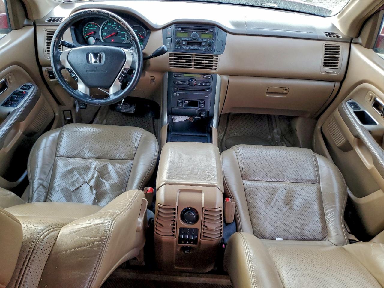 2004 Honda Pilot Exl VIN: 2HKYF18684H545369 Lot: 93343955