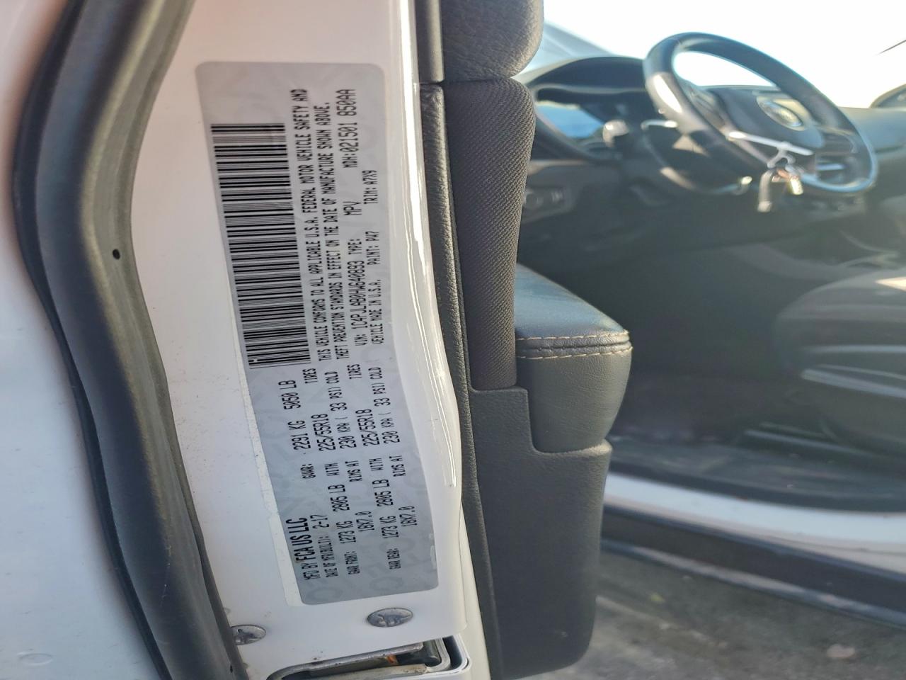 2017 Jeep Cherokee Sport VIN: 1C4PJLAB0HW640893 Lot: 94846345