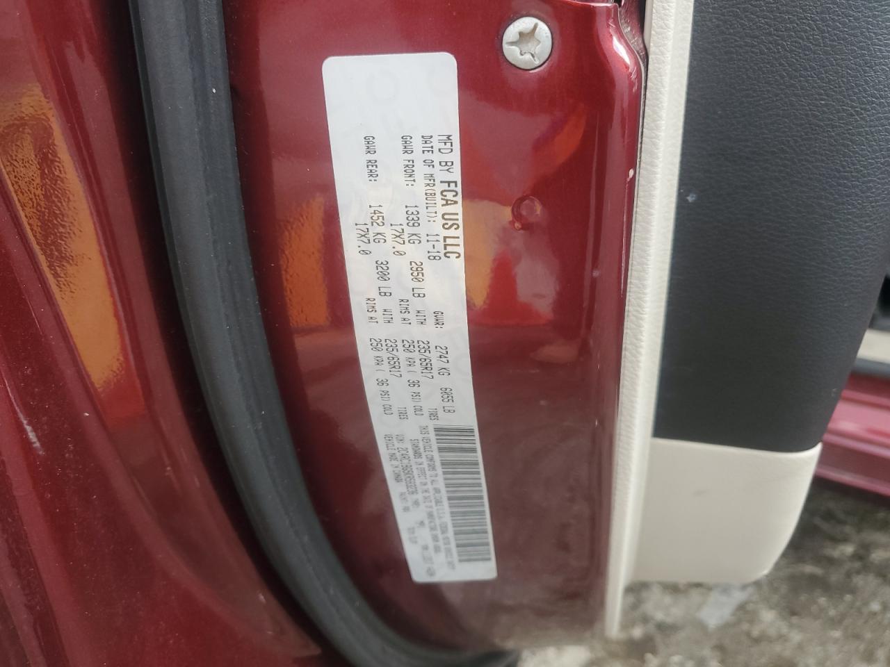 2019 Chrysler Pacifica Touring L VIN: 2C4RC1BG5KR583236 Lot: 91884955