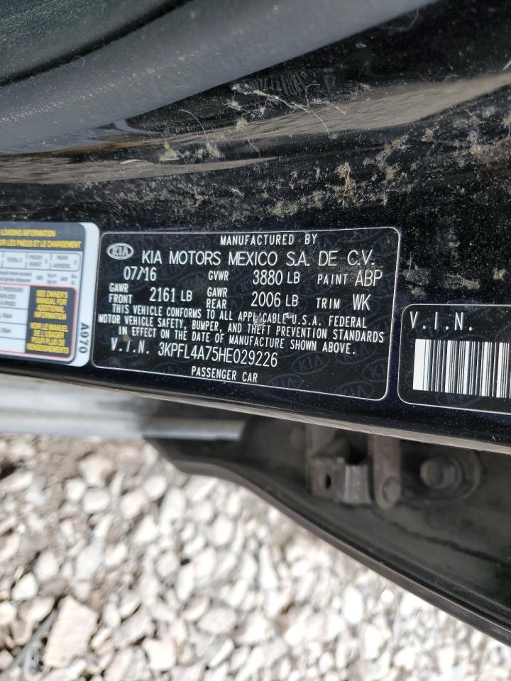2017 Kia Forte Lx VIN: 3KPFL4A75HE029226 Lot: 91910855