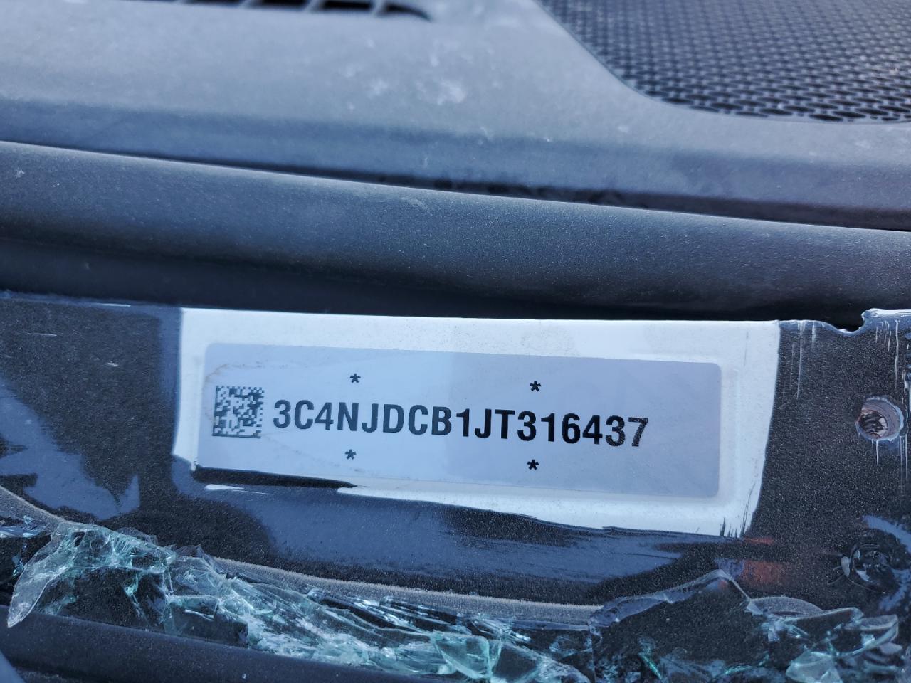 2018 Jeep Compass Limited VIN: 3C4NJDCB1JT316437 Lot: 91766715
